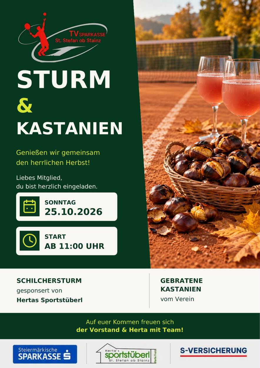 Sturm und Kastanien